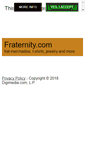 Mobile Screenshot of fraternity.com